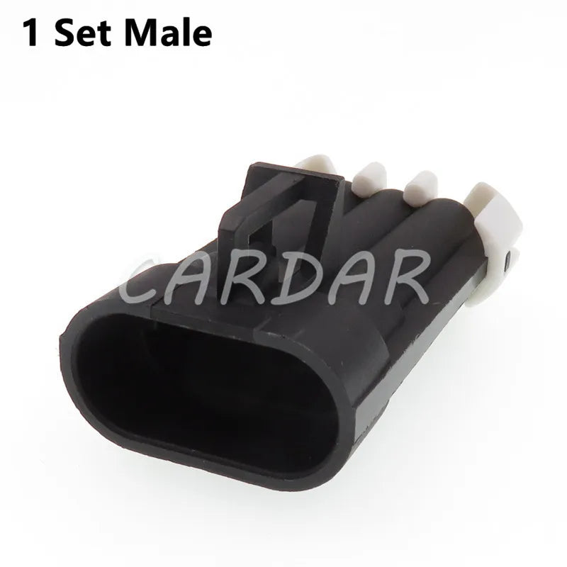3 Pin 1212961 / 12129615 12110293 Metri-Pack 150 Auto Wire Connector Front Lamp Light Socket For CHEVROLET
