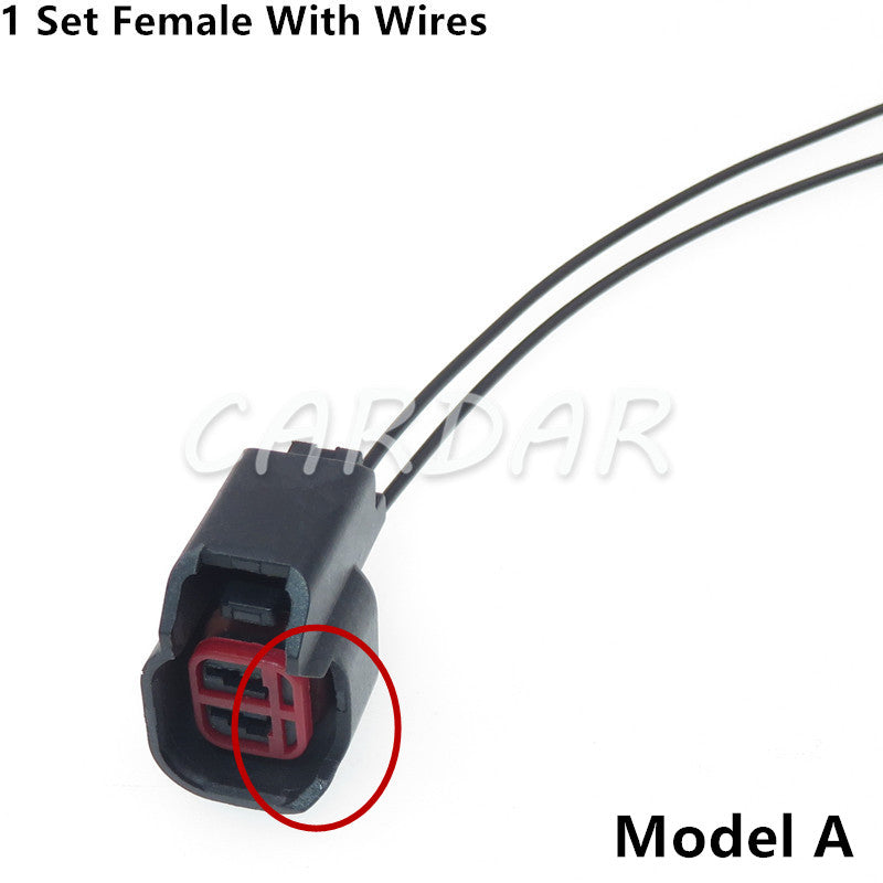 Conector de cola de cochino de inyector de combustible de 2 pines 7283-5967-30 EV6 EV14 USCAR sr20det rb30 GTR FAST ls2 ls3, enchufe universal