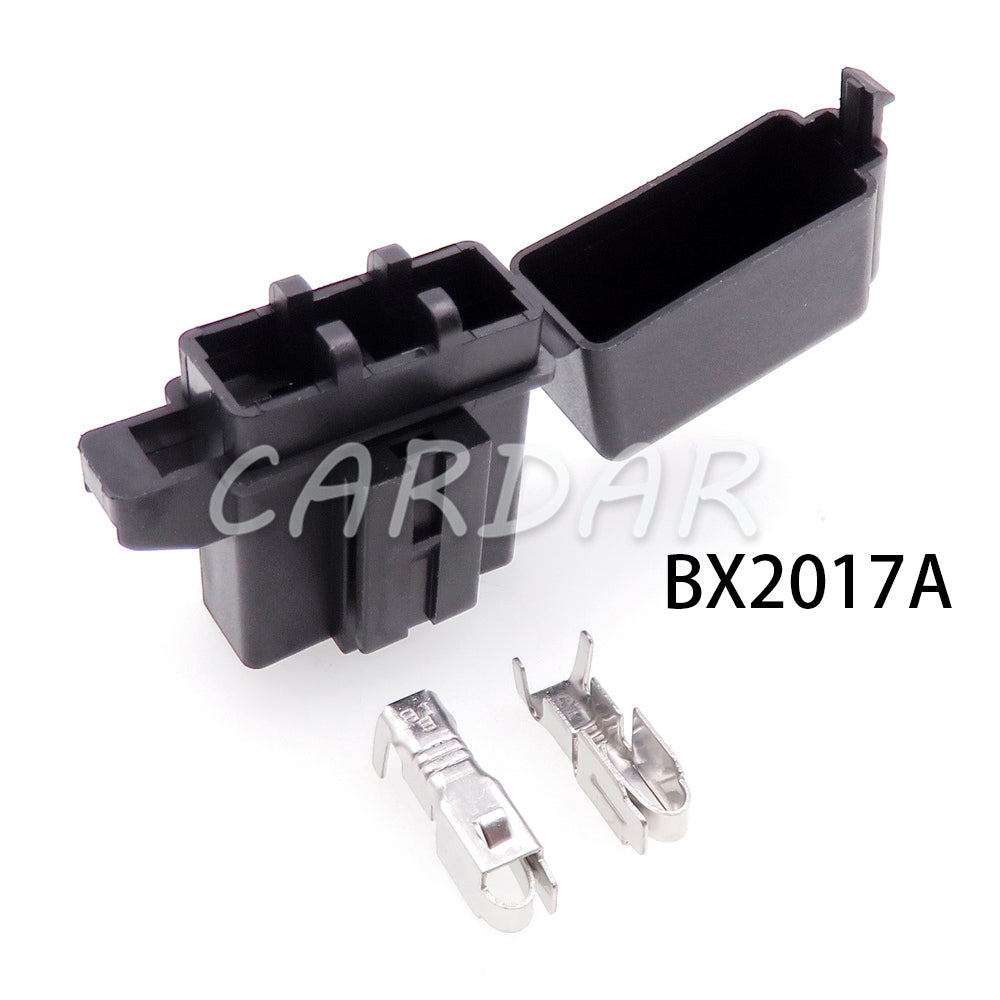 BX2017A BX2017D Medium Car Fuse Holder with Crimp Terminal Black Lighter Frontal for Standard Fuses