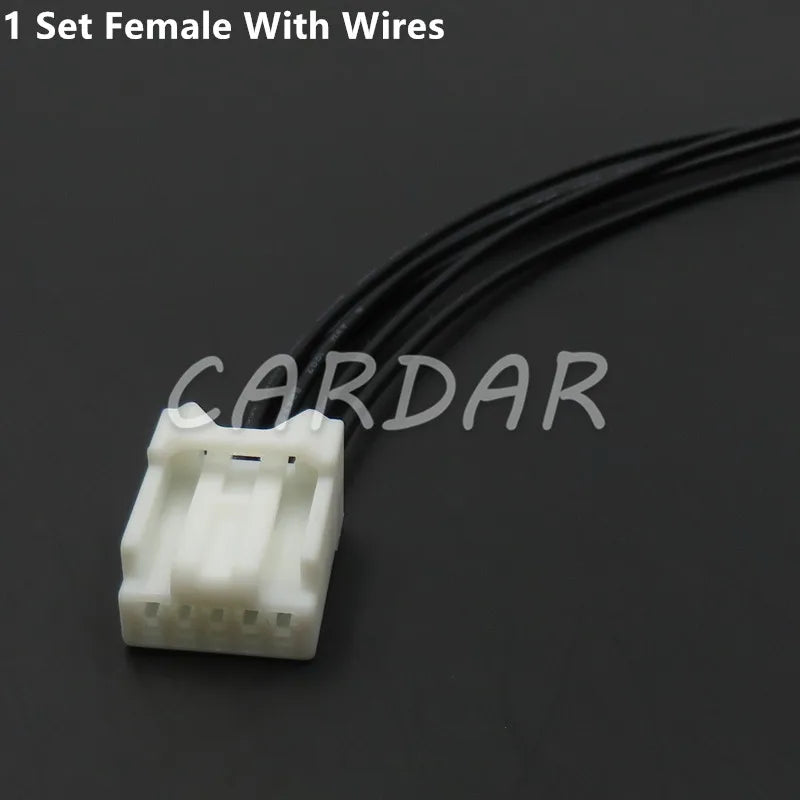Conector eléctrico de refuerzo de volante automotriz de 5 pines 7283-5830 7282-5830 90980-11909 con terminales para toma de mazo de cables