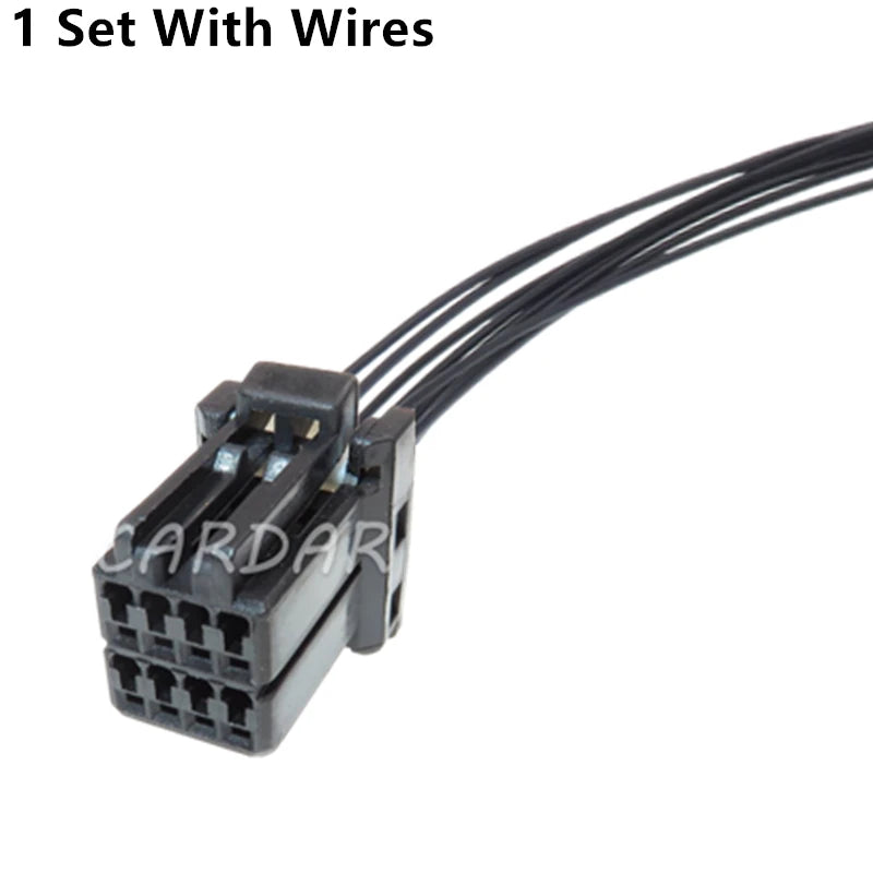 8 Pin 175964-2 Automotive Rearview Light Socket Connector For Auto Car Modification