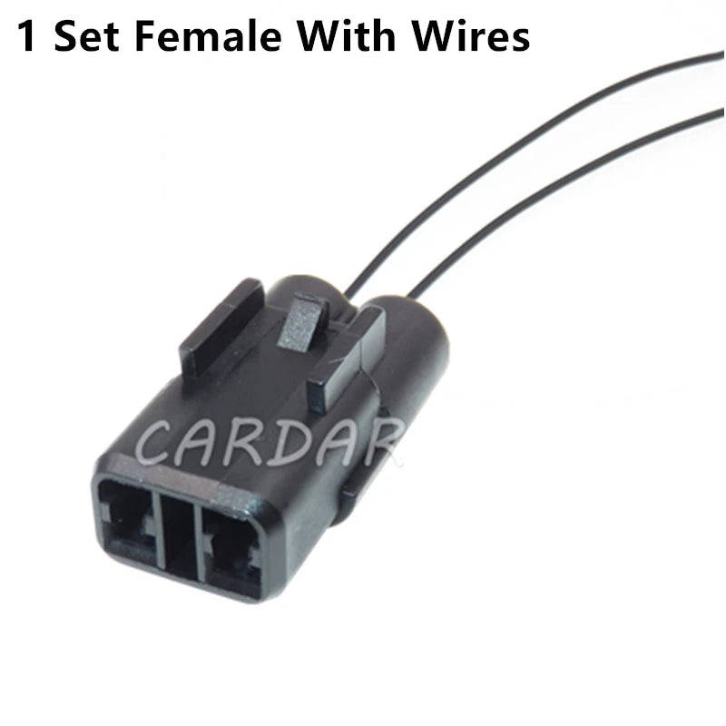 2 Pin 6187-2802 6180-2452 Car Reversing Radar Plug Automobile Oxygen Sensor Wire Cable Socket