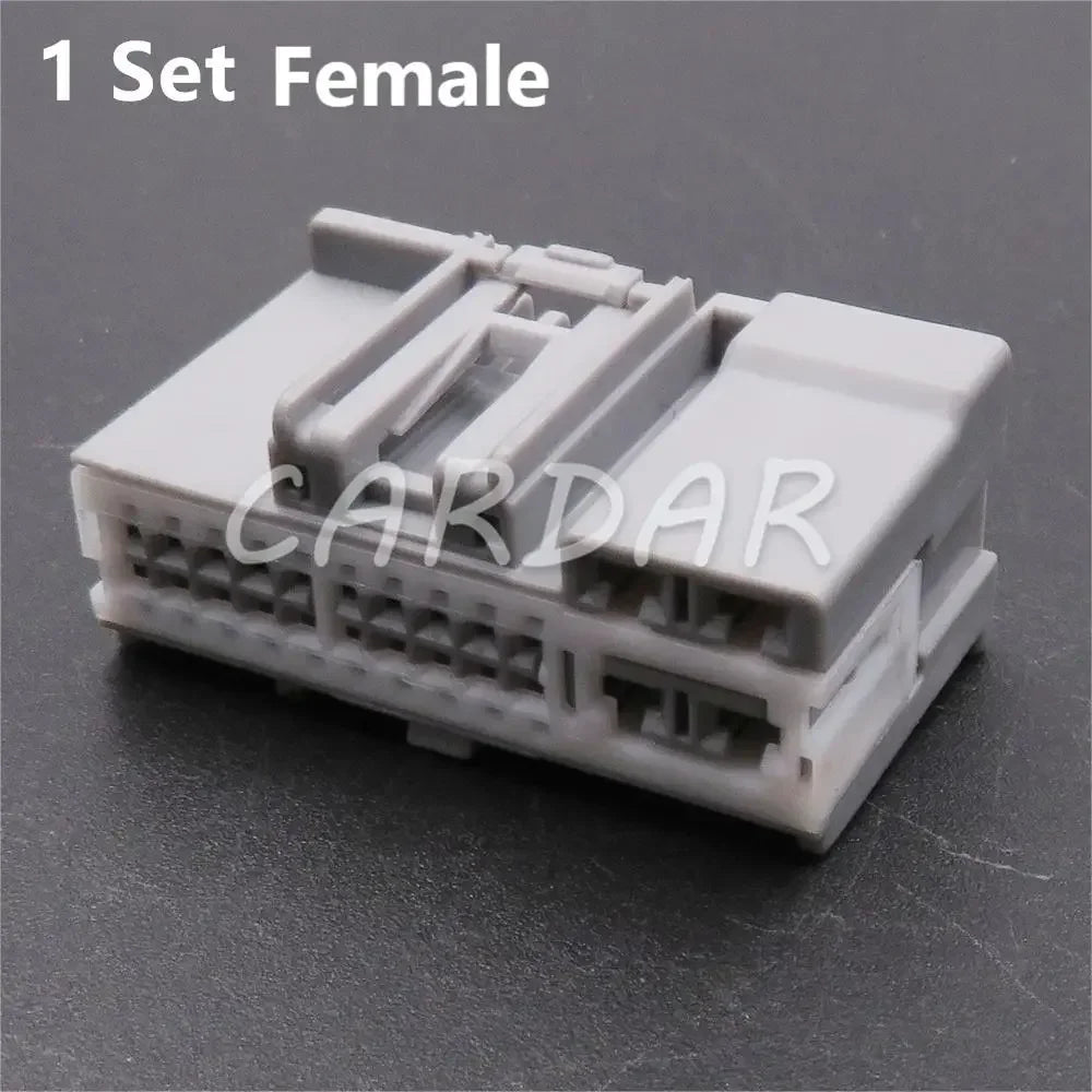 24 Pin Automobile Electrical Connector Assembly Car Unsealed Adapter Auto Wire Cable Unsealed Hybrid Socket