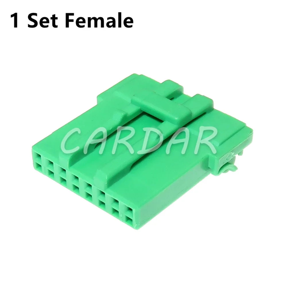 8 Pin 1.2 Series Green Automotive Electric Cable Socket Modification Connector Accessories With Terminal