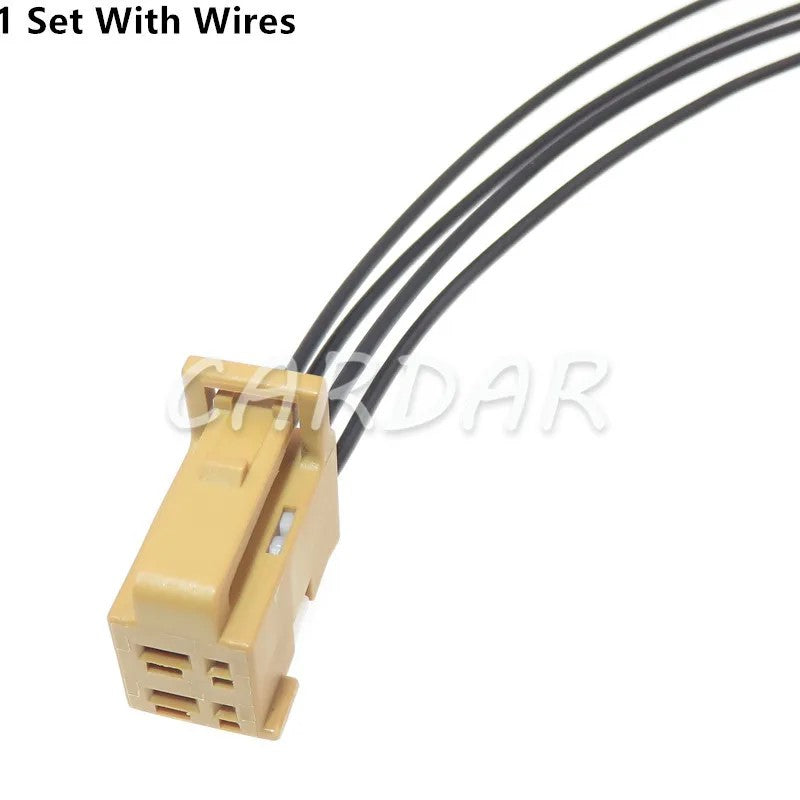 4 Pin Auto Car Seat Lift Motor Plug 0.6 2.8 Series Female Interface Electric Wire Socket 6098-2830