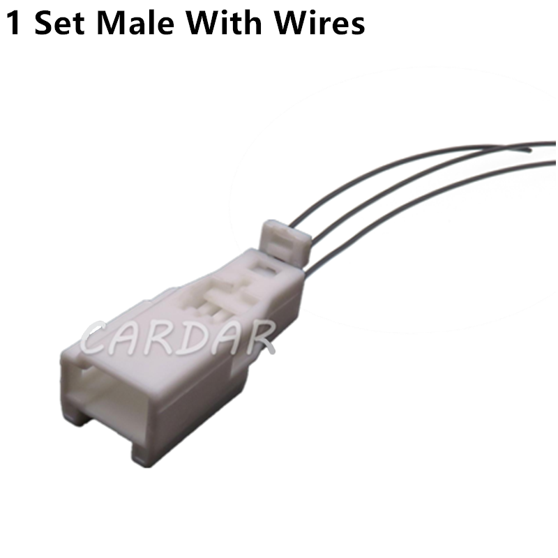 3 Pin 0.7 Series Auto Male and Female Docking Wiring Unsealed Socket For Nissan Infiniti 7283-8630 7282-8630