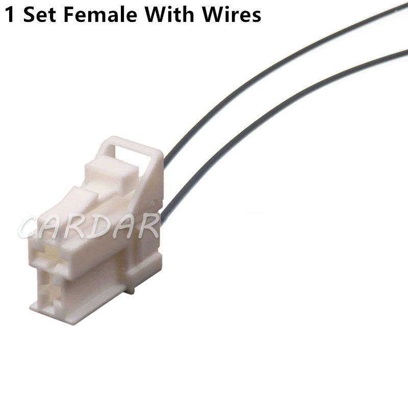 2 Pin 7122-6329 7123-6329 6.3mm Automotive Wiring Electronic Connector Socket With Terminal