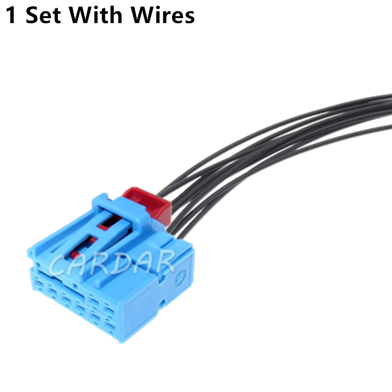 8 Pin 1.5 Series Blue Auto Unsealed Socket Car Plastic Housing Wiring Connector For VW Audi 1K8 972 928 B