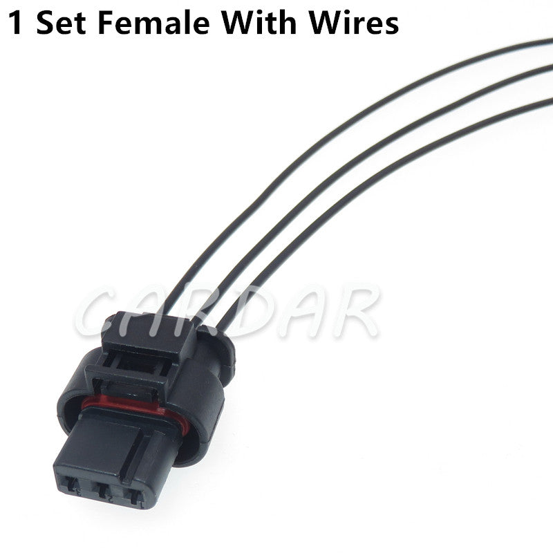 3 Pin 872-858-541 Reversing Radar Detector Conenctor Electric Socket Waterproof Camshaft Sensor Plug For VW Touareg