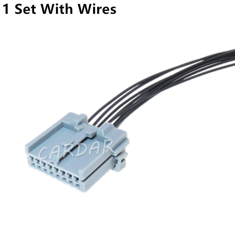 8 Pin 1.2 Series Grey Automotive Cable Socket Auto Parts Car Unsealed Electric Wiring Connector