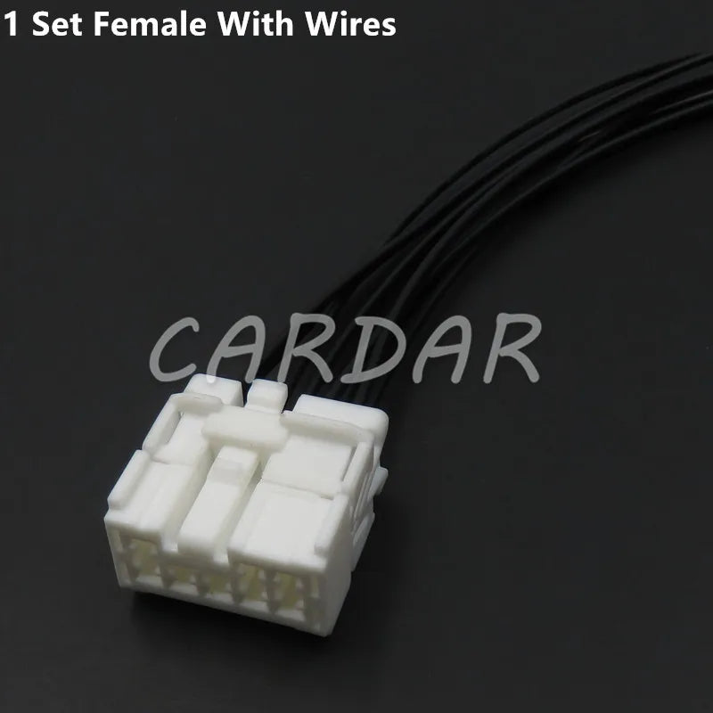 Conector de cable de caja de fusibles y arnés de cable de lámpara ambiental de 8 pines 6098-4670 6098-4661 para Honda