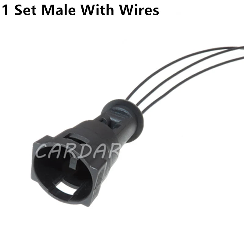 Enchufe automático impermeable de 3 pines, conector sellado automotriz de 1.5 mm para motores de coche