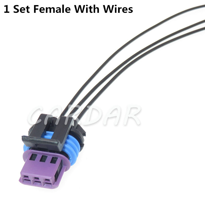 3 Pin 15491547 Automobile Waterproof Wire Connector Car Electric Cable Harness Sealed Socket For Buick Chevrolet