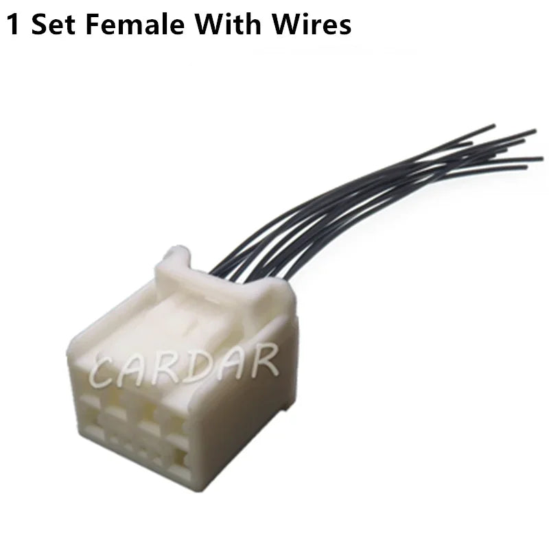10 Pin 1.2 2.2 Series Auto Plastic Housing Unsealed Socket Male Female Wiring Connector With Terminal