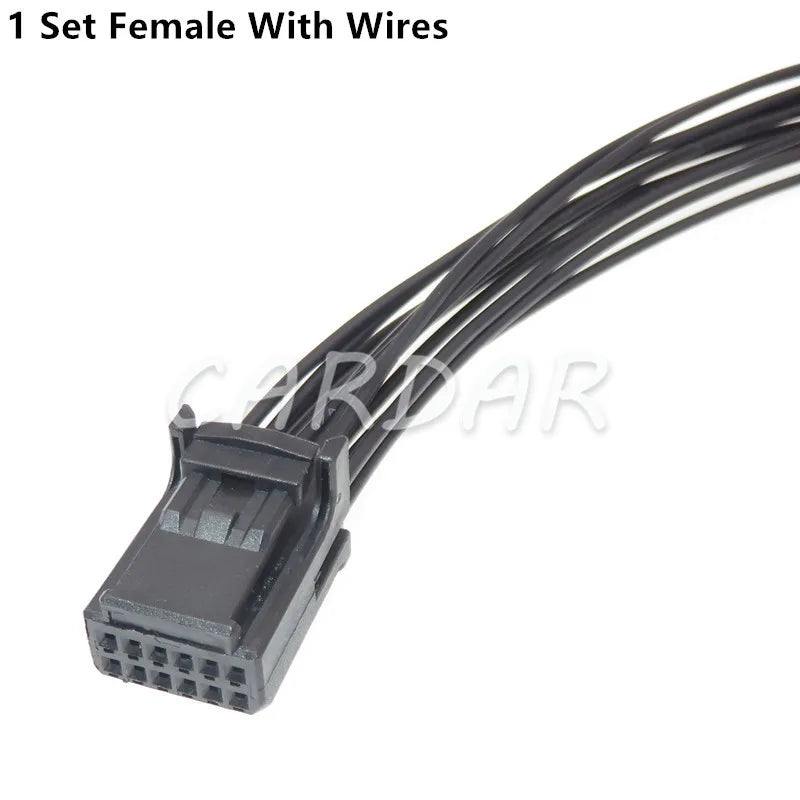 12 Pin 1318774-2 1473407-1 Auto Wire Electric Connector 90980-12222 Black Automotive Cable Socket With Terminals 12222
