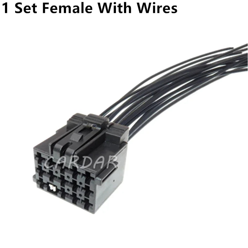 15 Pin Auto Power Amplifier Wiring Harness Socket Car Plastic Connector 967633-1 1-967623-1