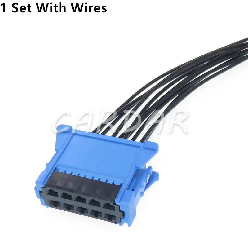 10 Pin 98174-1004 Automotive Blower Resistor Plug Car Air Conditioner Cable Socket For Peugeot