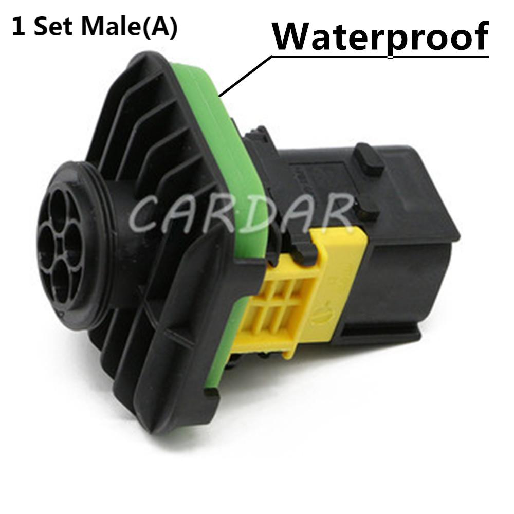 Tyco Amp 4 Pin 1-1418390-1 1-1703818-1 Waterproof Automotive Electric Oxygen Sensor Connector