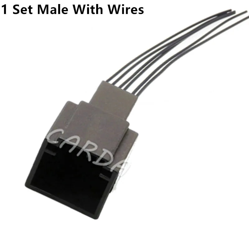 6 Pin Brown Auto Unsealed Socket Car Cable Harness Plastic Housing Connector 185311-1 953381-1 953382-4