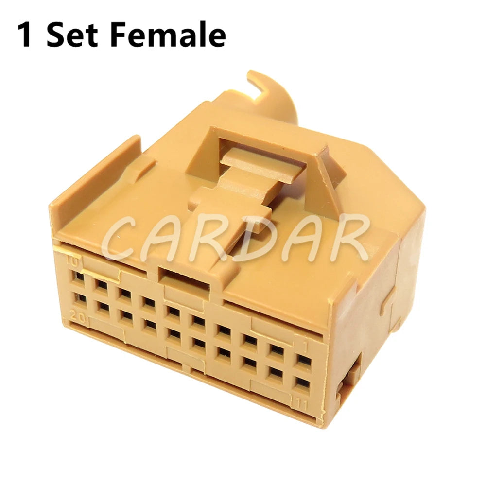 20 Pin Automobile Gateway Computer Controller Wire Harness Socket For VW 8E0972420 1534110-2 443971883B 969422-1