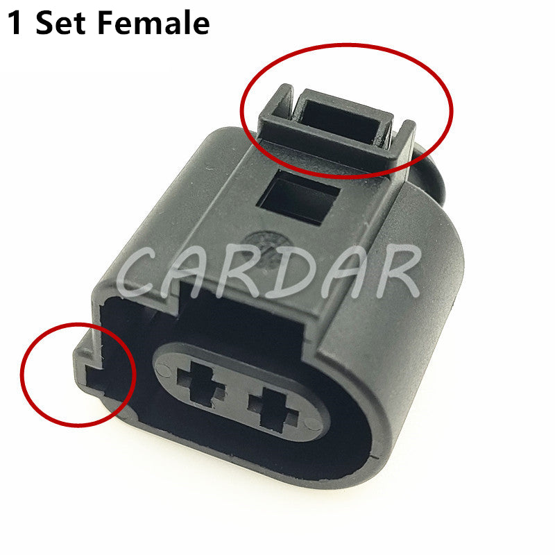 2 Pin 1717693 1717692-3 1J0 973 722 A Waterproof Automotive Connector Electrical Sealed Socket For VW
