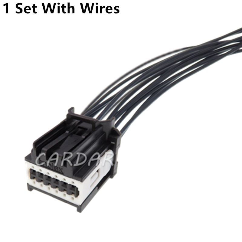 12 Pin Miniature Unsealed Socket Auto Modification Parts 34729-0120 0.6 Series Car Audio Electrical Connector