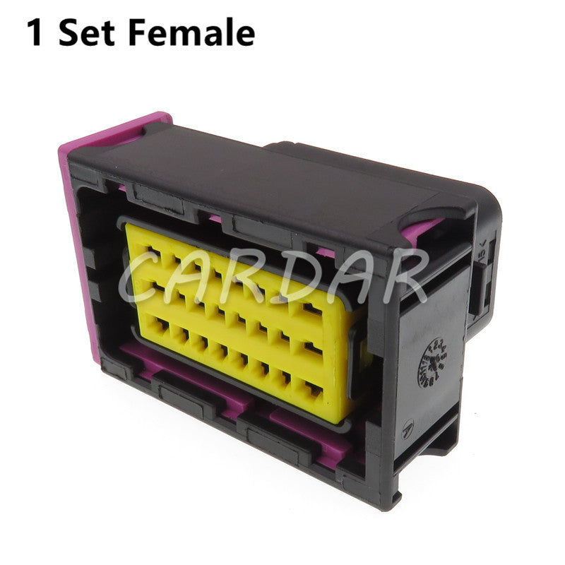 24 Pin FCI 211PC249S0005 211PL249S0023 HCCPHPE24BKA90F Automotive Connector Auto ECU PCB Socket Black Plug