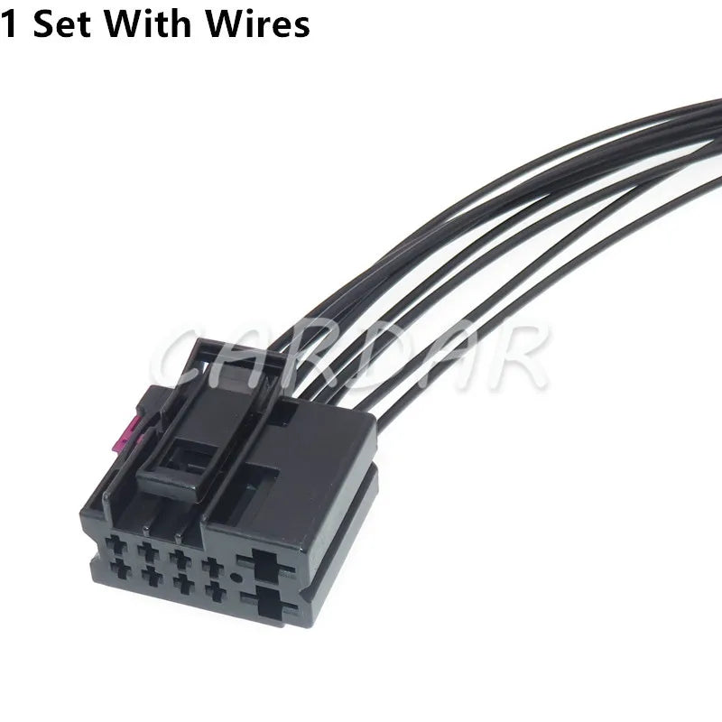 10 Pin 1.5 6.3 Series High Current Composite Connector Auto Oil Pump Controller Cable Socket For VW 8Z0972701