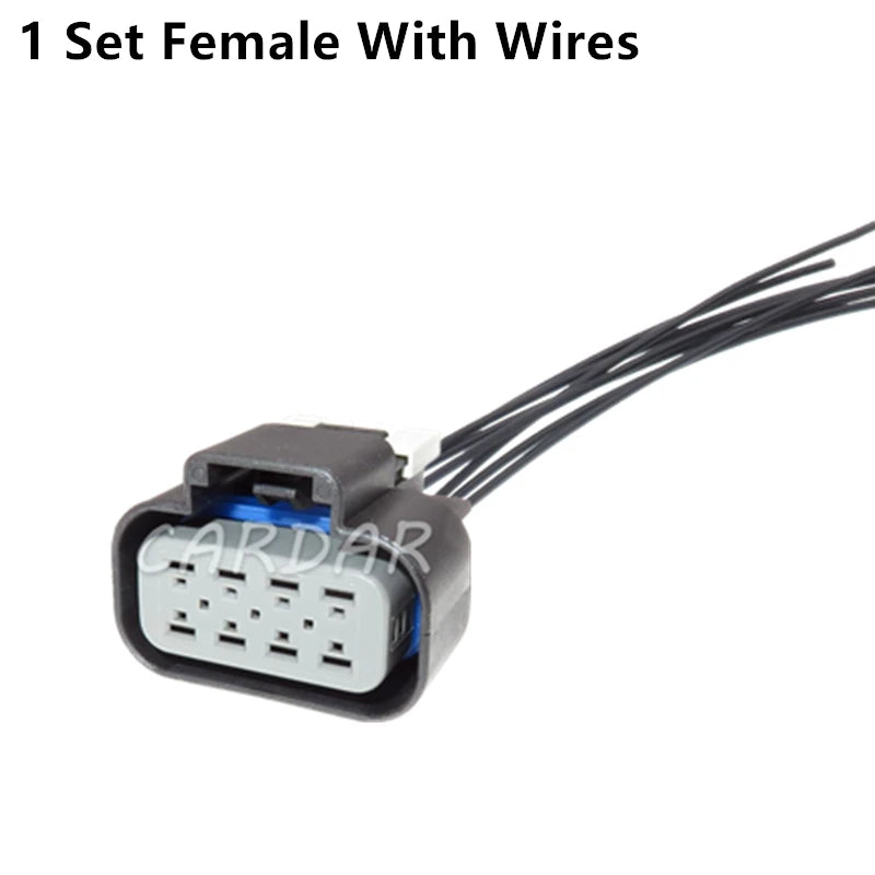8 Pin 15326654 15326655 Waterproof Connector Headlight Cable Wire Sockets Car Connector Plug For BUICK