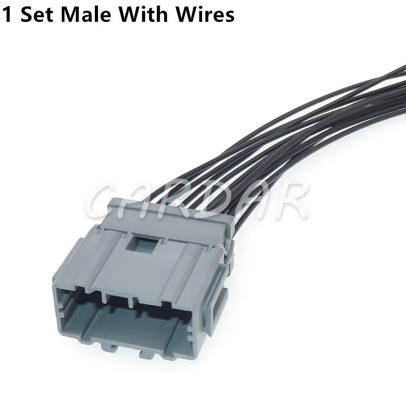 12 Pin 6098-0252 6098-0251 Gery Automotive Conenctor Electric Harness Socket For Honda CRV URV