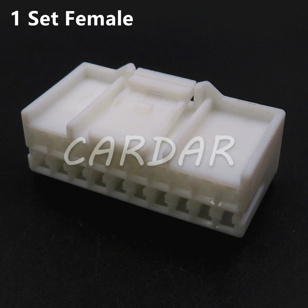 20 Pin High Quality White Car Connector Auto Male Female Docking Electric Wire Socket 936131-1 936095-1