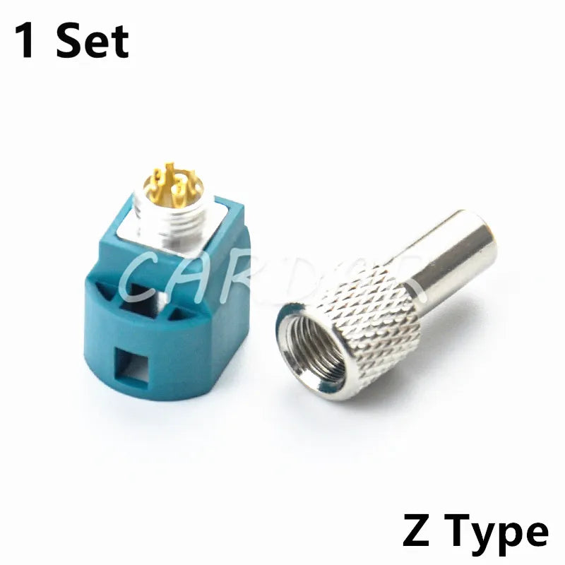 4 Pin Camera Connectors Automotive Audio Socket Universal Auto Fakra Connector