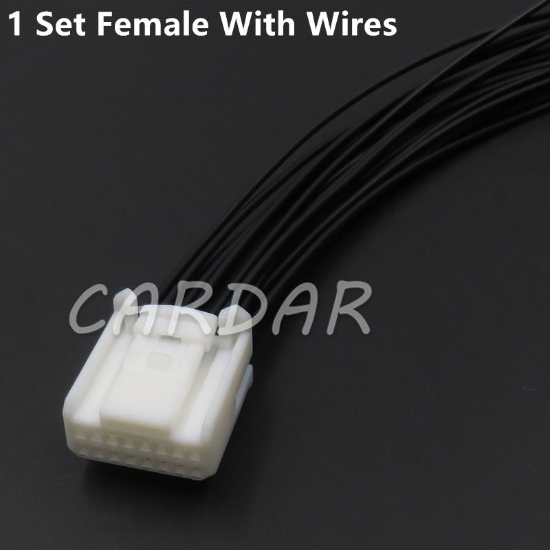16 Pin 1473410-1 1318386-1 1473796-1 Automotive Connector 2.2mm Wire Electrical Socket