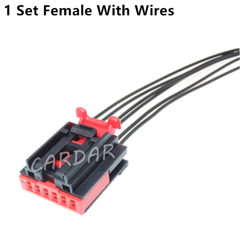 6 Pin 1456985-4 2035363-4 Car Plastic Housing Wire Connector Auto Unsealed Socket Electric Cable Adapter