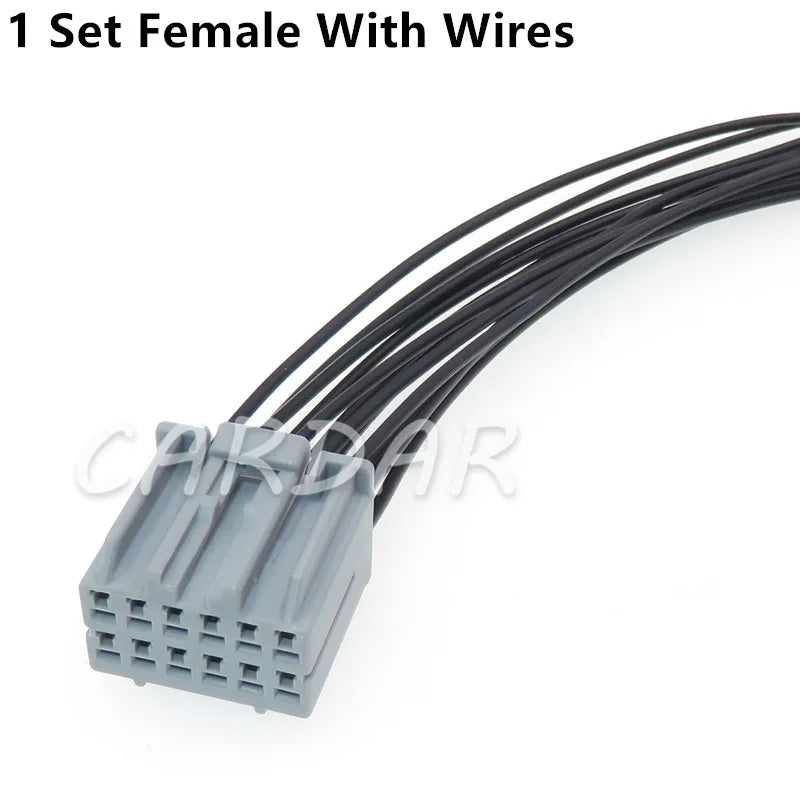 12 Pin 1.8 Series Automobile Cable Harness Male Plug Female Socket Unsealed Connector 917978-6 917978-1