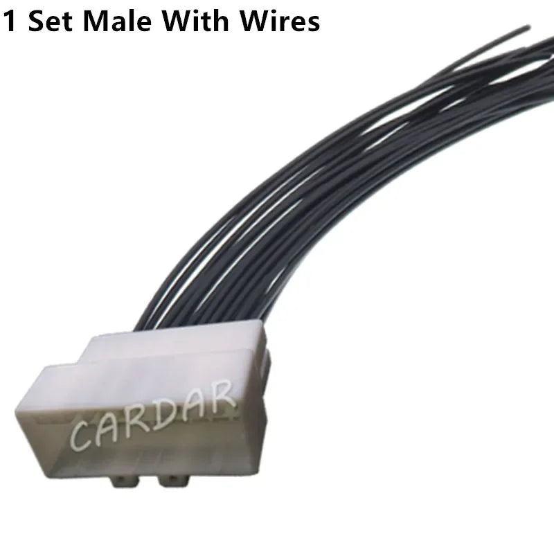 18 Pines Sin Sellar Macho Hembra Enchufe para Kia 936204-1 Interruptor Limpiaparabrisas Automóvil 936213-1 Conector Cableado Faros Coche