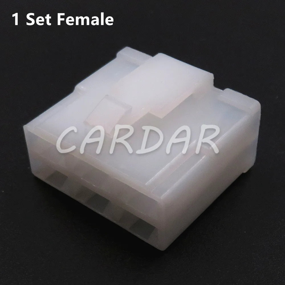 6 Pin 6.3mm Auto Wire Connector Automobile Socket With Terminals
