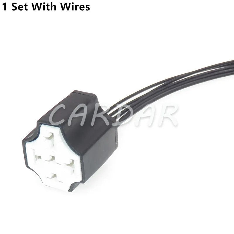 5 Pin Automotive Ceramic Relay Holder High Temperature Relay Sockets Light Lamp Bulb Headlight Extension Connector