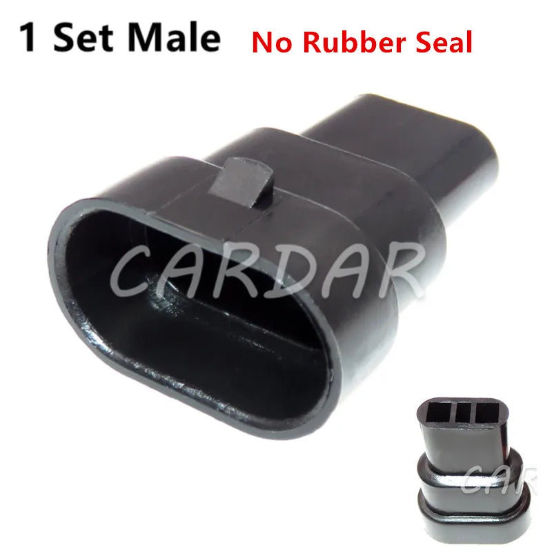 2 Pin 12059181 DJ9005 9005 Headlight HID Wire Socket Square Light Fog Lamp Connector For Cars Auto Toyota