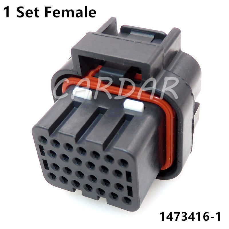 26 Pin 1473416-1 1473416-2 3-1437290-7 3-1437290-8 Auto ECU Connector 6437288-6 Car Computer Socket Waterproof Sealed Plug