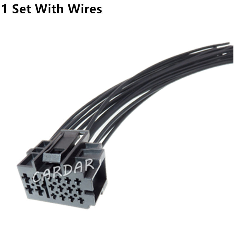 16 Pin 6Q0937713 Automobile Seat Heating Control Device Wiring Harness Unsealed Socket For Audi VW