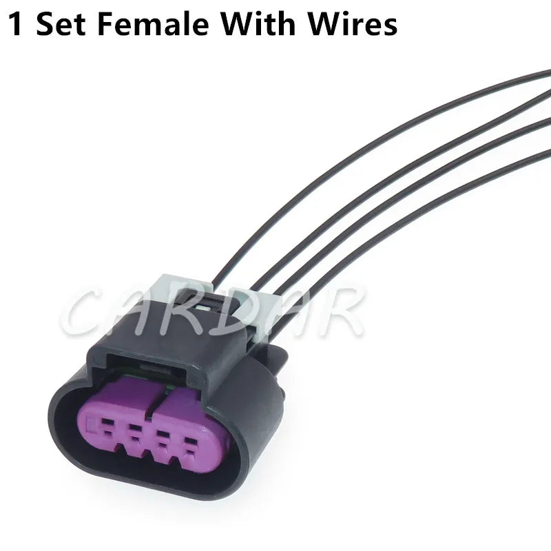 4 Pin 15487756 15487755 Sealed Waterproof Automotive Car Wire Side Oxygen Sensor Connector Auto Socket