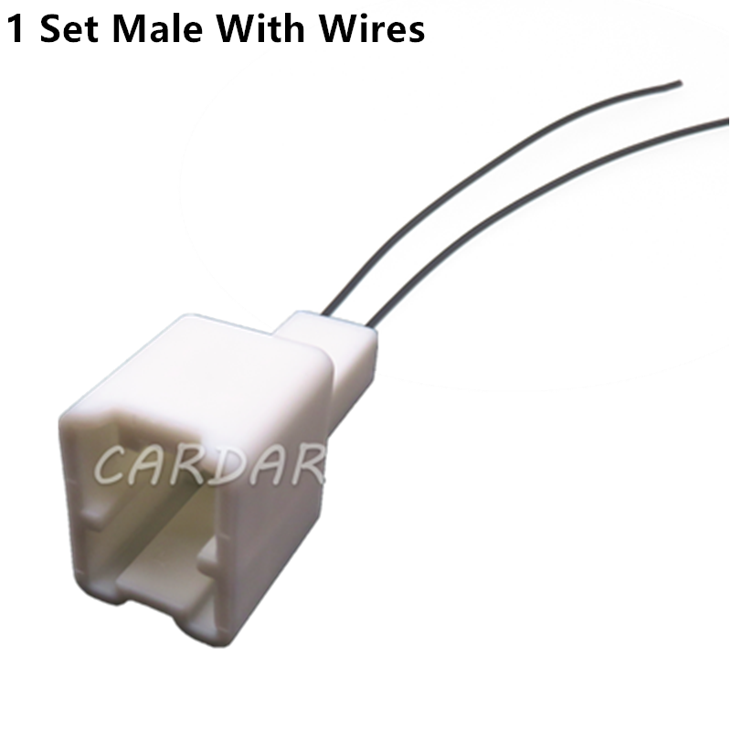 2 Pin 2.2 Series Auto Unsealed Socket Car Door Horn Steering Wheel Heating Wire Harness Plug 7222-6710 7223-6710