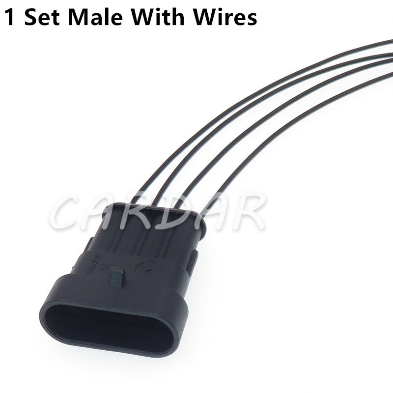 4 Pin 282106-1 282088-1 Superseal Automotive Connector Electric Connectors And Sealed Waterproof Auto Socket