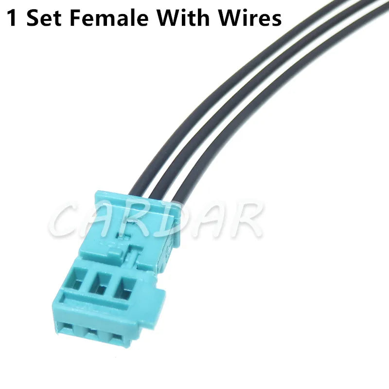 3 Pin 1355600-9 1-1718346-1 Auto Tweeter Plug Car Audio Wire Socket For VW BMW