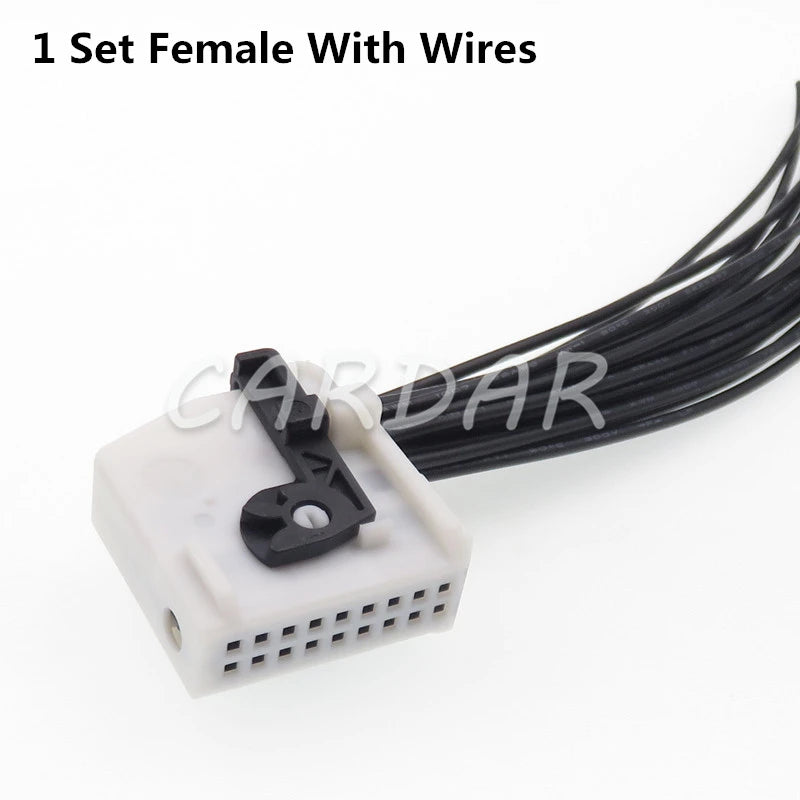18 Pin Car Plastic Housing Unsealed Wire Connector 1379100-2 Miniature Automotive Socket 2-967416-1 2-965777-1