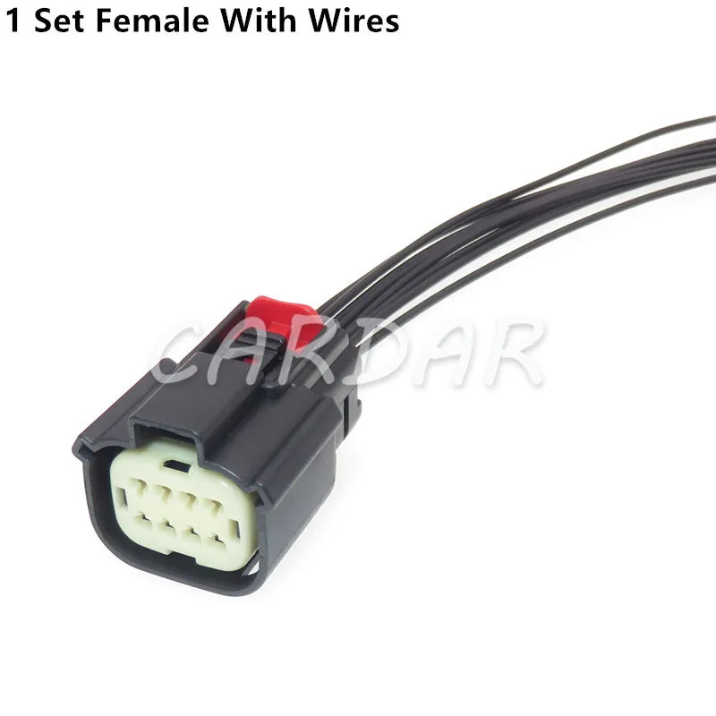 8 Pin 33472-0801 33482-4801 Automotive Electrical Headlight Light Socket Auto Plug With Terminals For Ford Chevrolet