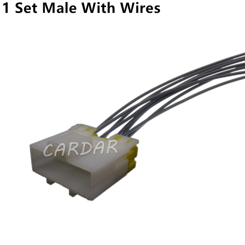 8 Pin Automotive Plug Electrical Wiring Harness Socket With Terminals
