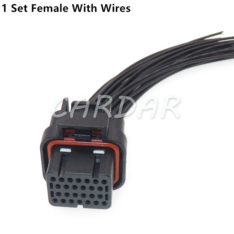26 Pin 6437288-6 1437288-6 3-1437290-7 Car ECU Connector Wire To Board Plug Straight PCB Socket