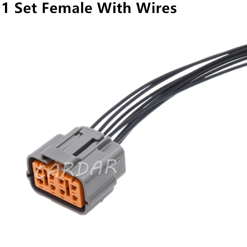 8 Pin 6195-0054 6195-0051 Car Wire Harness Electrical Connector Auto Waterproof Socket For Mazda Nissan Toyota